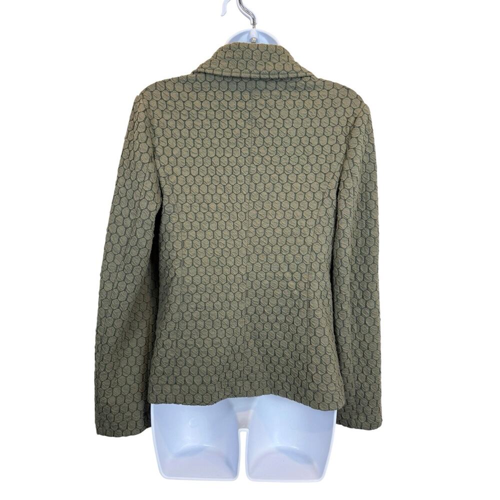 Anthropologie Porridge Jacket Womens Small Olive Green Texture Knit Blazer - Picture 7 of 13